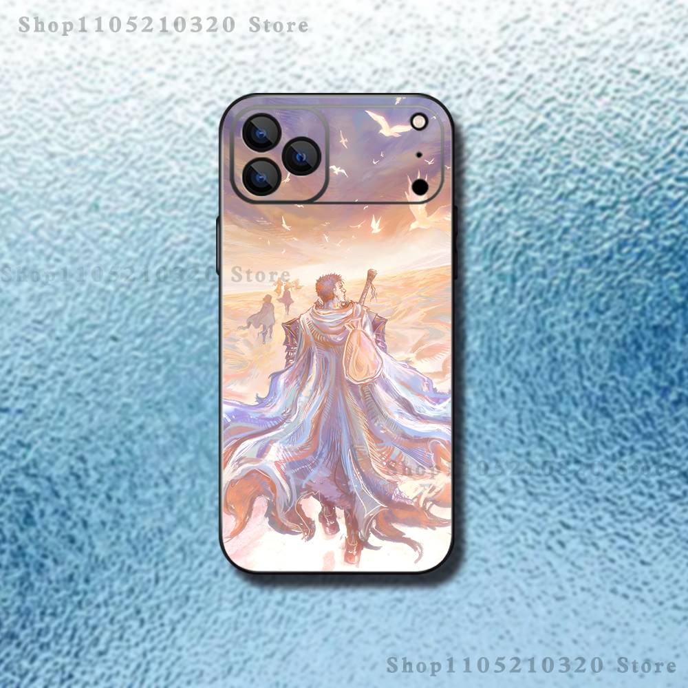Griffith B-BerserkS Phone Case For iPhone 17,16,15,14,13,12,Pro,Max,Plus,E,SE4,Air,Mini Black Soft Box