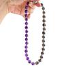 10Mm Vintage High Quality Natural Amethyst Ice Obsidian Design Sense Necklace Clavicle Chain