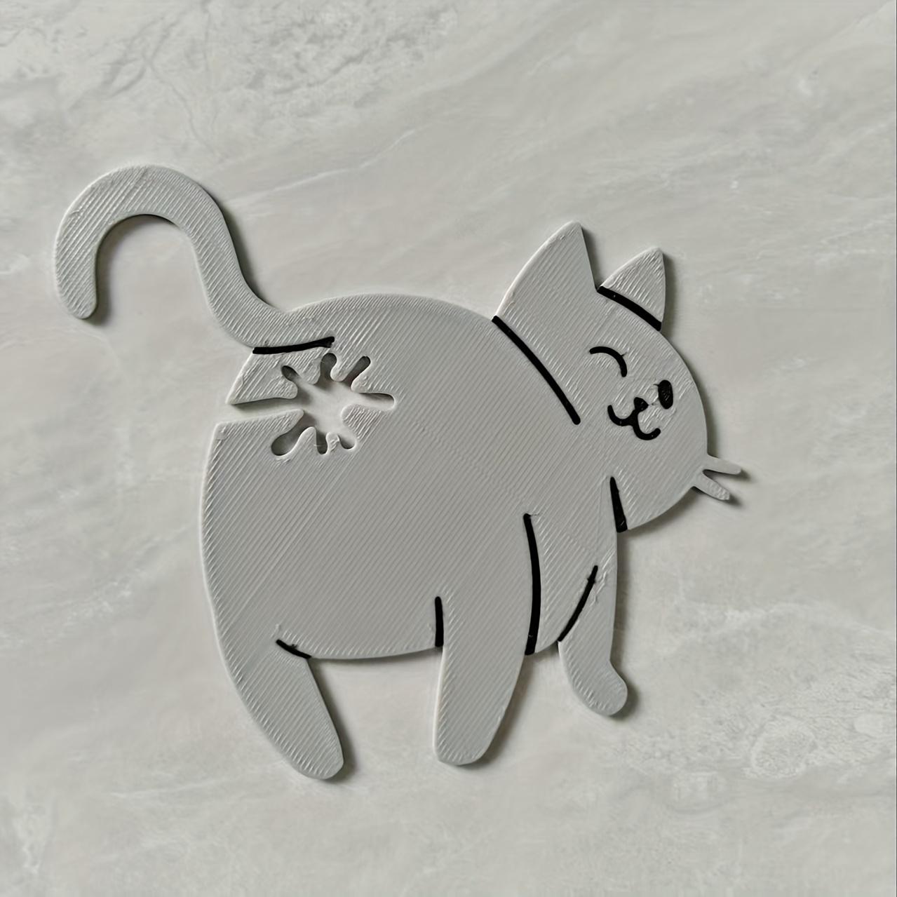 

Cat Butt Bread Clip - 3D Printed Humorous Kitchen Gadget, Plastic Bag Holder for Bread & Snacks, Cute Animal Pantry Storage Accessory