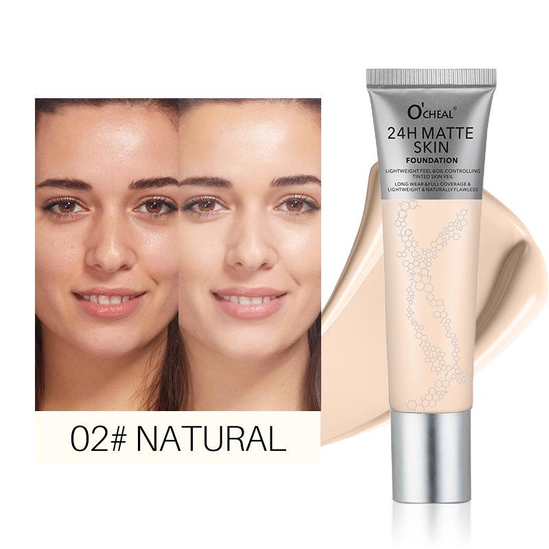 OCHEAL Contour Foundation Liquid with Moisturizing BB Cream - Ou Qian Ya Southeast Asia Edition 30ml