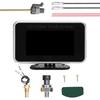 Universal LCD Meter for Motorcycles Displaying Water Temp Voltage and Oil Pressure Featuring Easy Installation and Backlight
