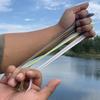 5Pcs Soft Fishing Lures Floating Baits Slightly Split Tail Swimbaits Lures Artificial Swimbaits for Saltwater Fishing