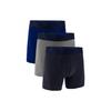 Low Rise Elastic Letter Logo Slim Fit Straight Leg Boxer Briefs 3 Pack Men Underwear 1387425-410