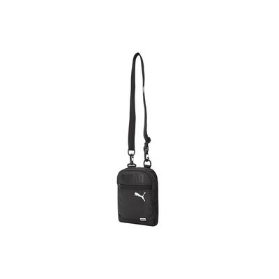 Fabric Shoulder Bag Unisex Black 076920-01