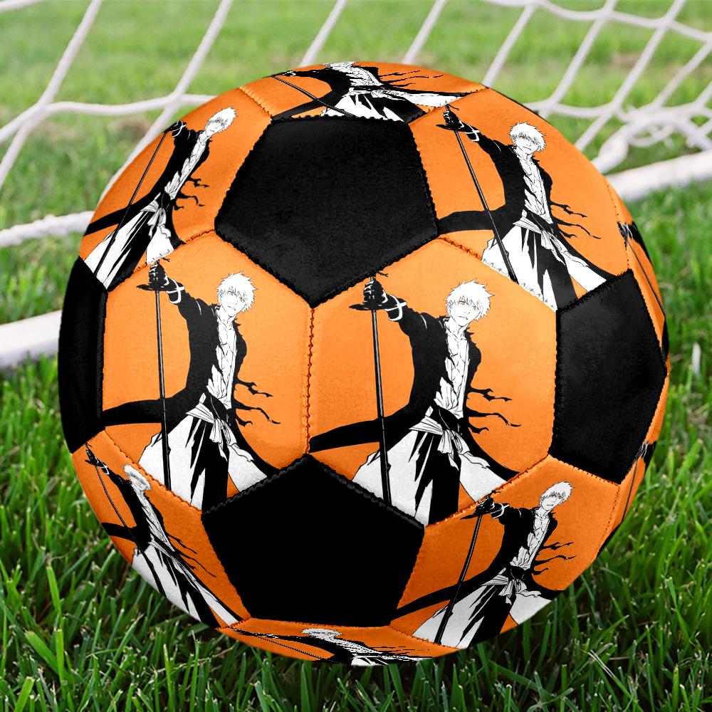 Soccer Ball Colorful Machine Stitched PVC Size 5 Team Training Competition Ready Durable High-Bounce Cool Sports Gift