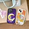 Cartoon D-Diddl Phone Case For IPhone 16 15 14 13 12 11 Pro Max Plus Leather Shockproof Cover