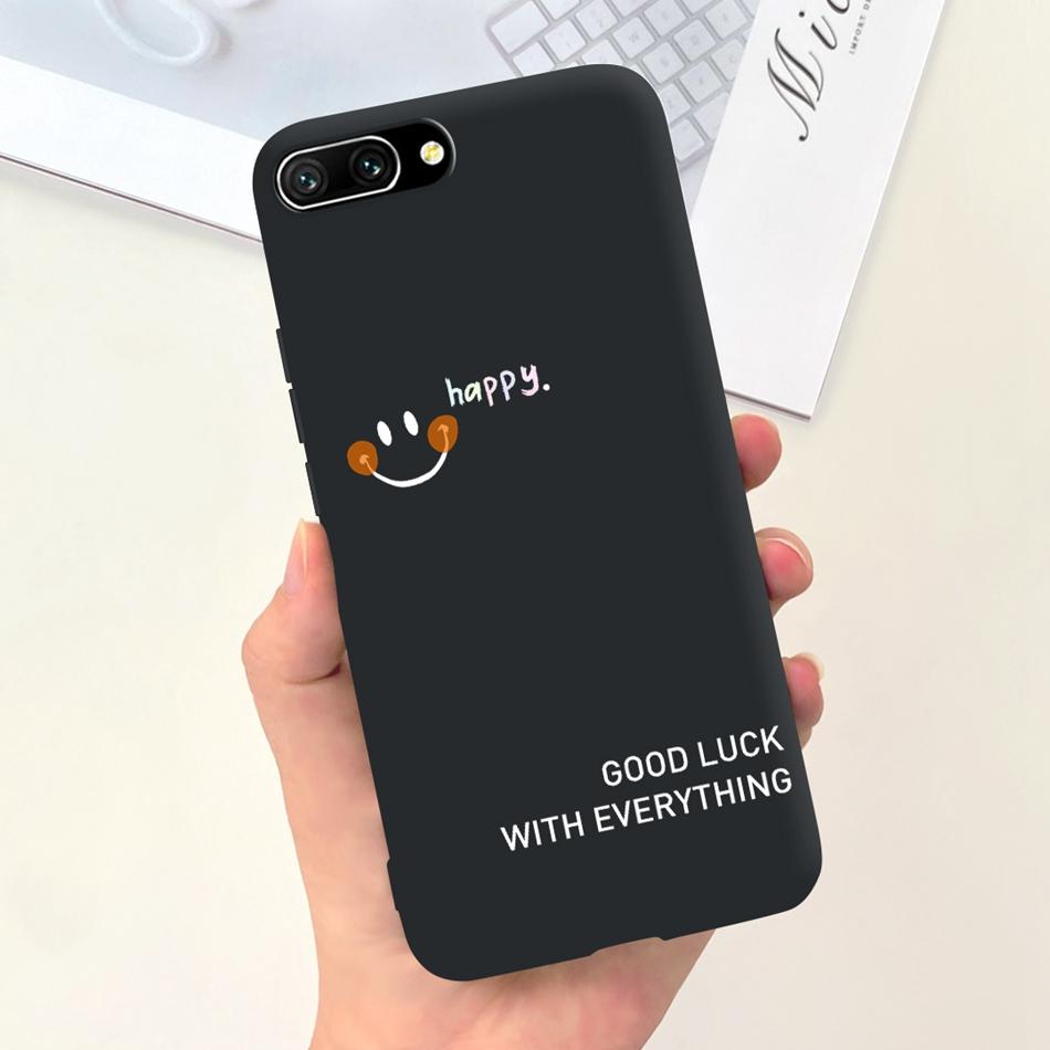 For Honor 10 Case Honor10 COL-L19 COL-L29 Fashion Moon Pattern Soft Silicon Protective Cover Phone Cases