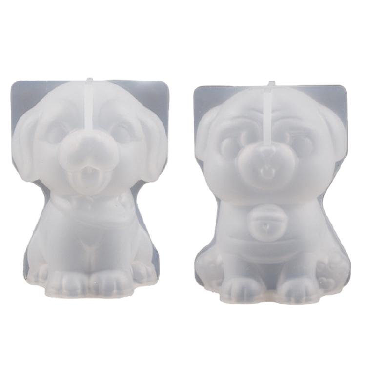 3D Crown Scarf Puppy Candle Moulds Non-Stick Scented Candle Mould DIY Soap
