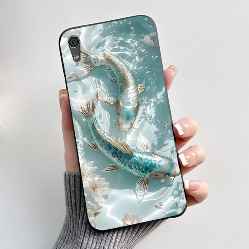 Black Soft TPU Case For Sony Xperia XA1 Z6 Silicone Phone Case Luxury Cute Love Rabbit Funny Cartoon Protective Back Shell Cover