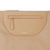 Burberry Olympia Scarf Style Leather And Sheepskin Clutch Women Clutch Cool-Beige 80465351