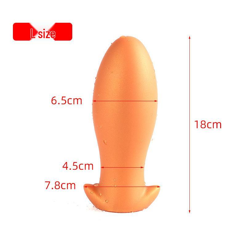 Liquid Silicone Dragon Egg Vaginal & Anal Plug - Portable and Popular