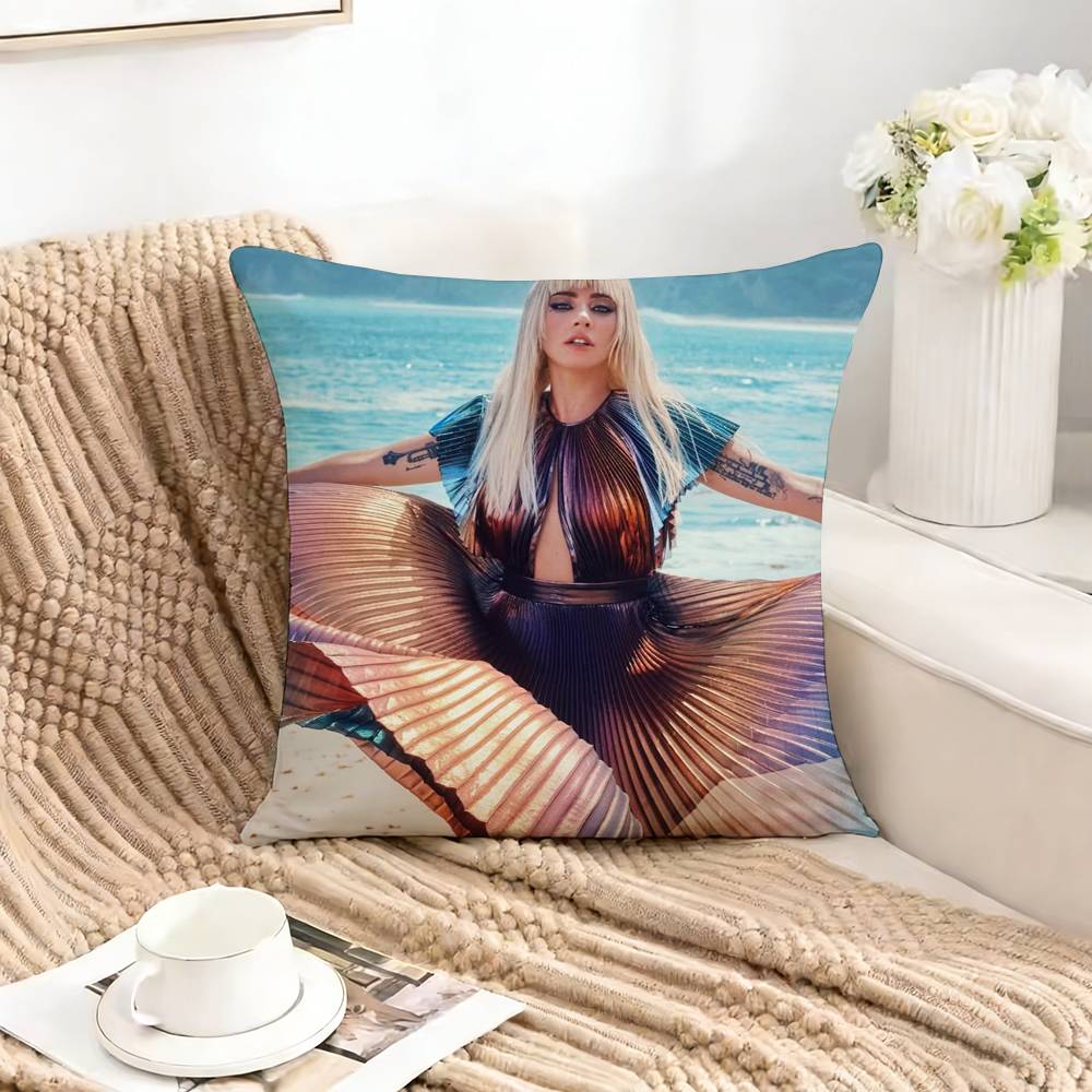 LLADY GGAGA MAYHEMes Pillow Case Square DoubleSided Sofa Cushion Cover Bedroom Bedside Pillow