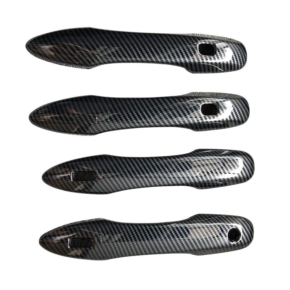 Kinonaka Vorder- und Hintertürgriff Chrom-Zierleisten-Set 4 Stück für Toyota Neue Außen-Custom-Zubehör 90 Fiber Noah/Voxy (90er Serie/95er Serie)