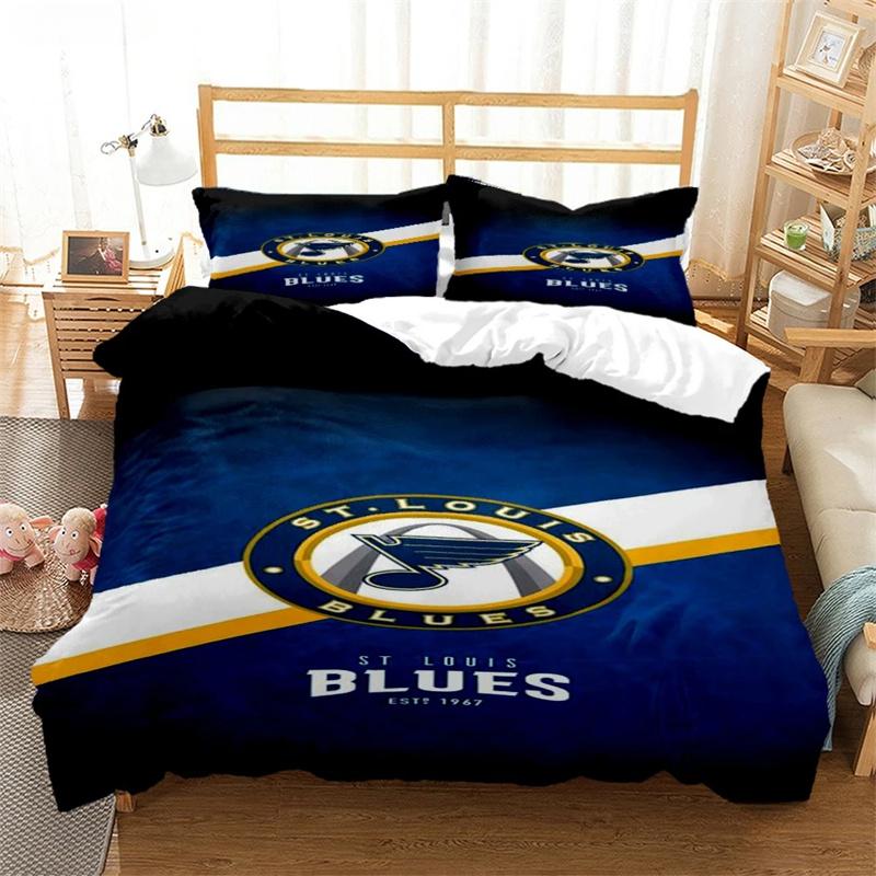 Fashion Casal Eishockey-Bettbezug-Set für alle Jahreszeiten mit Kissenbezug, Heimtextilien, Twin Full Queen King, Kindergeschenk