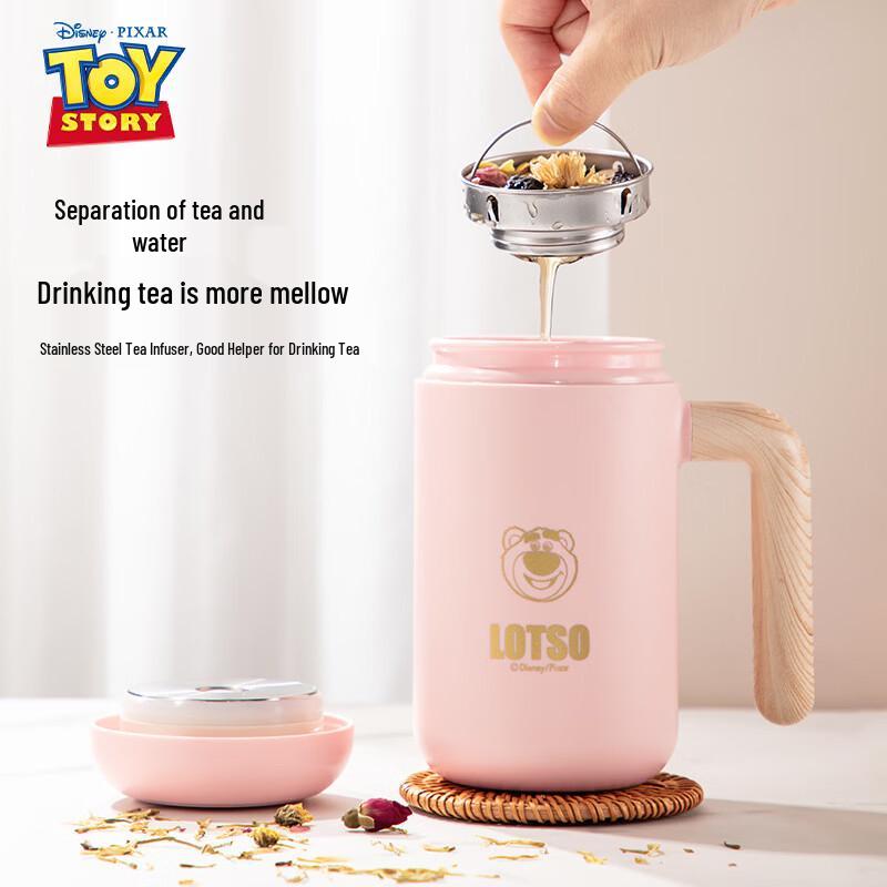 Disney Strawberry Bear Insulated Mug with Tea Infuser