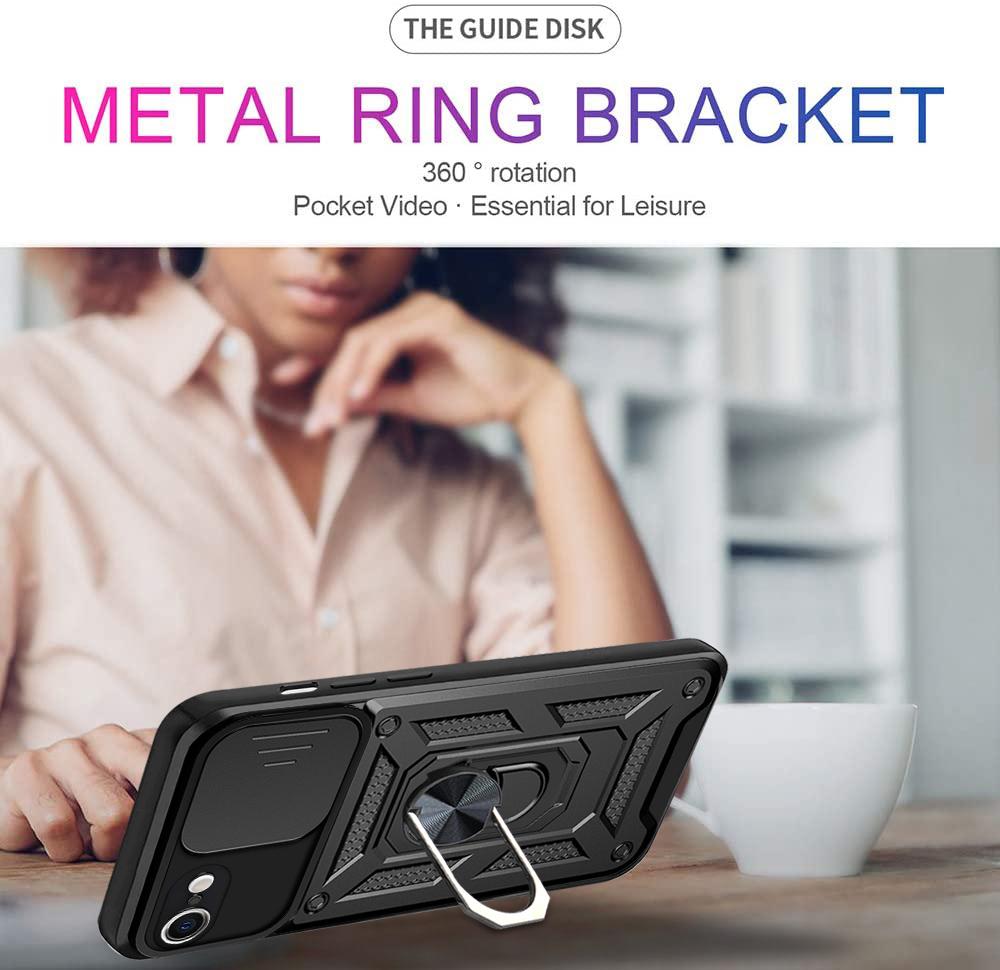 For iPhone SE 2020 Case SE 2022 SE 2 3 SE2 SE3 Shockproof Armor Lens Protector Phone Cover For iPhone 7 8 iPhone7 Case With Ring