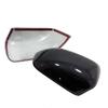 Carbon Fiber Look Car Rear View Wing Mirror Cover Trim Look Side Wing Mirror Cover Caps For Jeep Grand Cherokee 2014 - 2018