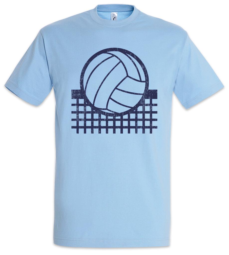 Volleyball Net T-Shirt Mens Womens Tees Top Player Passion Love Addiction Ball Court Field