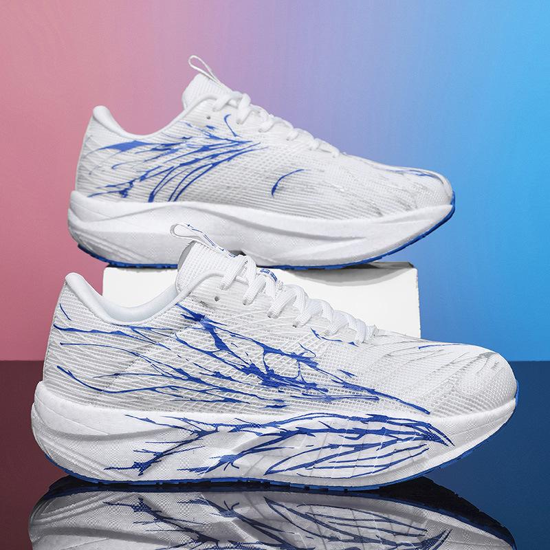 Heartbeat sixth generation boys carbon board running shoes older children ultra-light shock-absorbing sports shoes student racing running shoes Re