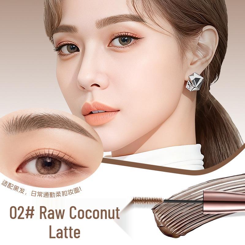 Liang Ni Shi Velvet Mist Waterproof Long-Lasting Eyebrow Tint - Natural Root-by-Root Color and Smudge-Proof Definition 4g