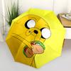 1pc Jake the Dog Automatic Umbrella Durable Iron Frame & Plastic Handle, Gift for Men & Women, Sturdy Construction, Best for Christmas, Helloween, Pla