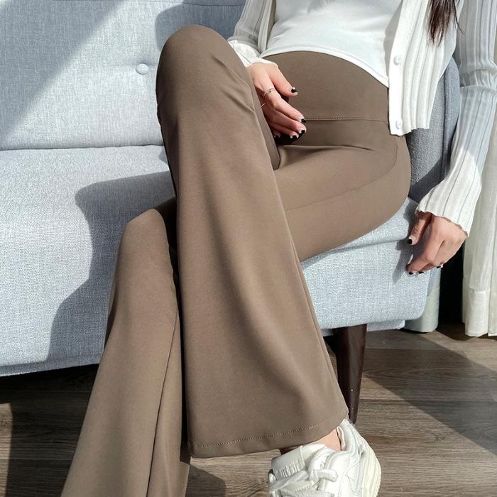 Maternity Flare Yoga Pants - Lightweight, Spring/Autumn Leggings, Summer Outerwear