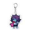 Game Deltarune Susie Kris Berdly Spamton NEO Cosplay Keychain Kawaii Acrylic Keyring Key Chain Bag Accessories Ornament Prop
