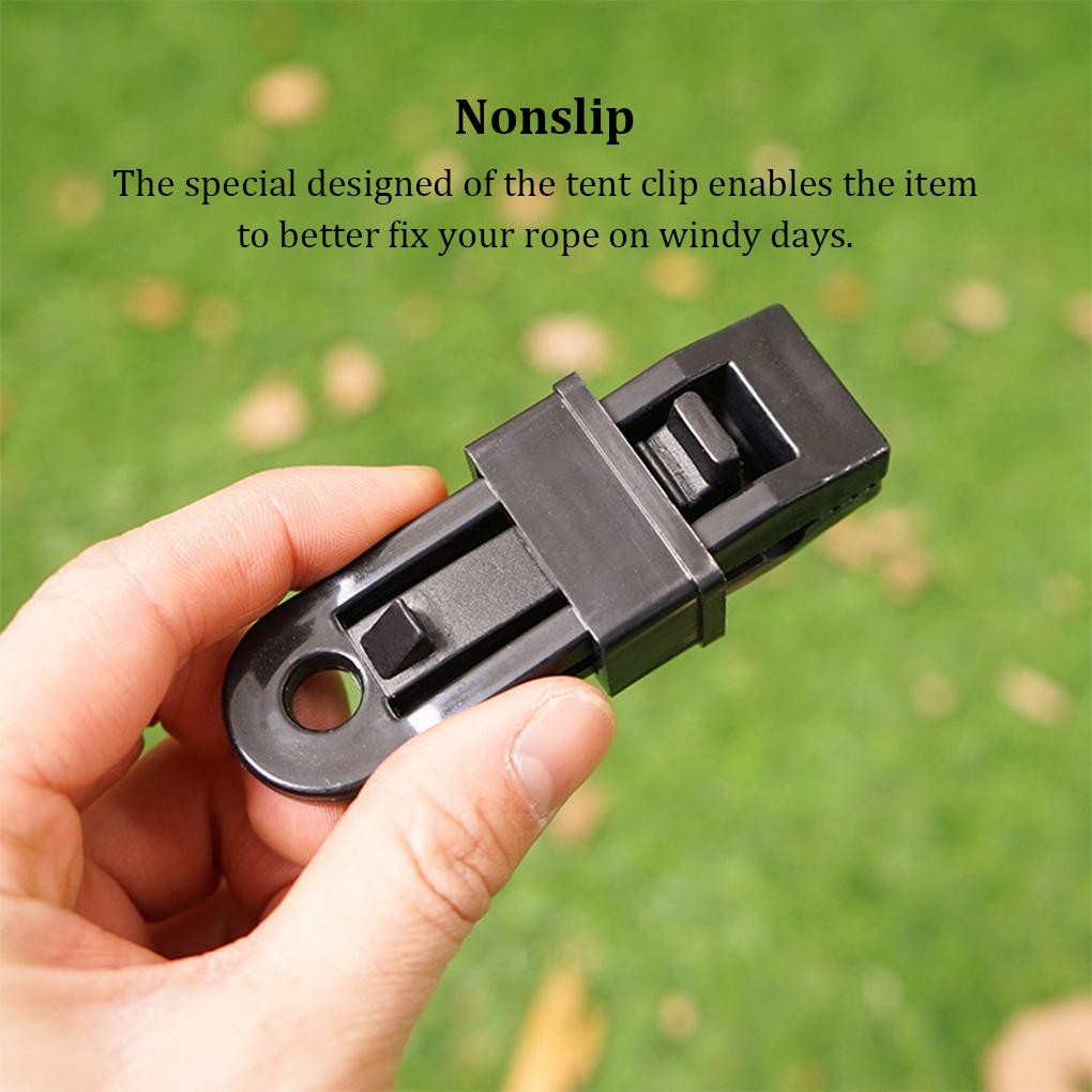 Tent Clip Detachable Replacement Heavy Duty Nonslip Camping Hiking Picnic Canopy Fixing Fastener Clamp Accessories