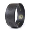 black pu seven stars & golden sanskrit inner ring