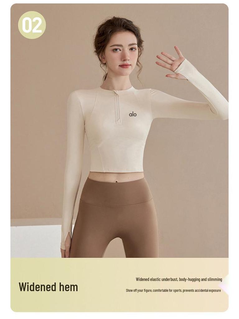 Alo Yoga Női Fitness Szett: Őszi/Téli Jóga Dzseki és Futónadrág