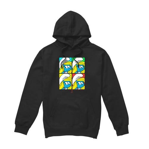 Die Schlümpfe Unisex Erwachsenen Fliesen Hoodie