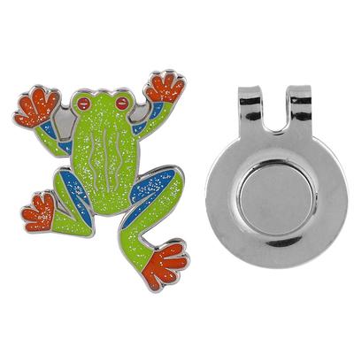 Dayanıklı Metal Golf Mini Manyetik Top İşaretleyici Golfçü Şapka Vizör Klipsi Aksesuarı
