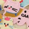 9 Pcs Cartoon Cats Embroidered Patches Iron on Patches Animal Decorative Patches Sewing on Applique Patches for Clothes