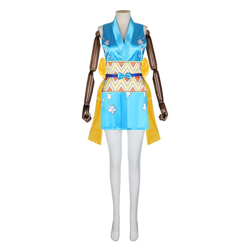 ONE PIECE Cos Strohhut-Gruppe Segeln Shina Mi Live Cosplay Kostüm Cosplay Halloween Bühne