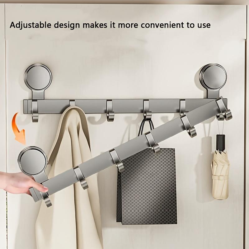 Door Back Wall Hook, No Drilling, Strong Load-bearing Adhesive Hook, Bathroom Entrance Door, Clothes Hook, Hanger