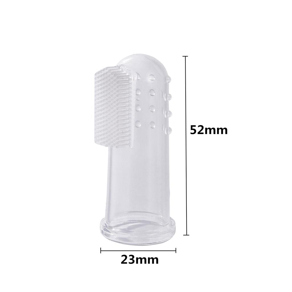2Pcs/5Pcs Super Soft Pet Finger Toothbrush Dog Brush Bad Breath Tartar Teeth Care Tool Dog Cat Cleaning Silicagel Pet Supplies
