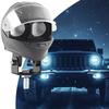 Motorcycle Fog Lights Waterproof Outdoor Spotlight Helmet Shaped Double Color Flash Motorcycle Driving Lights For Road Touring