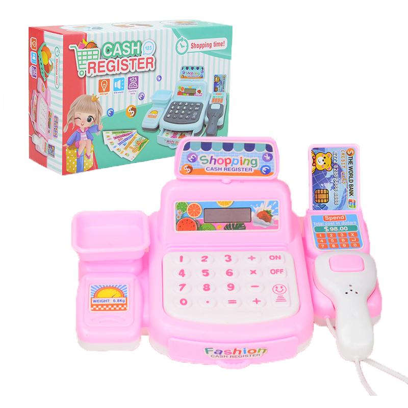 

Симулировать Кассовый Аппарат Симулировать Кассовый Аппарат Супермаркета Детские Звуковые и Световые Игрушки Игрушки для Игры в Дом Игрушки для Покупок розовый
