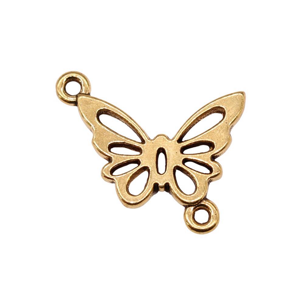 

Ювелирные инструменты бабочка соединитель шармы винтажный кулон 20 шт.