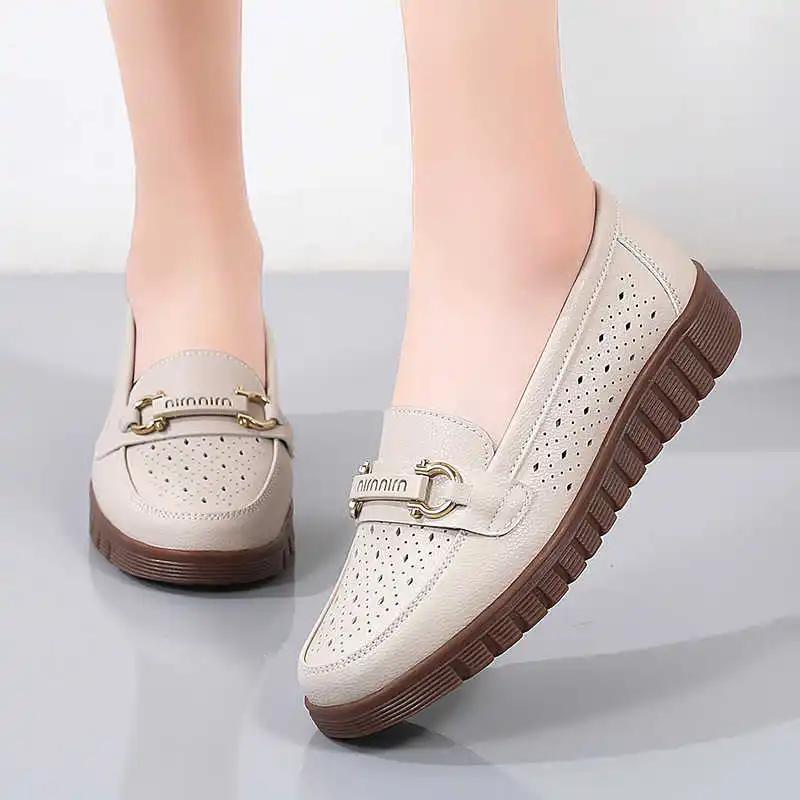 Fashion Slip-resistant Mocassini Women Heel Shoes Boots High Heels Platform Women's Spring Summer Shoes Sneakers Sport Leading