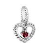 Heart Shaped Design Pendant Unisex Pendant Silver 798854C02