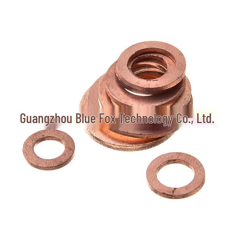 Copper Oil Seal Washers Set, 200 Pcs (M5-M14) with Box