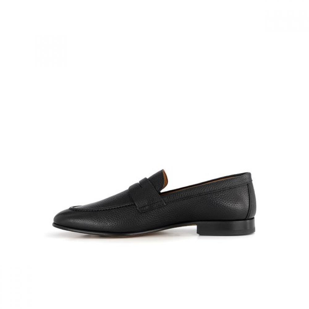 S.T. Dupont Soft Leather Shrunk Leather Penny Loafer Pe5fmf2lf243pbk