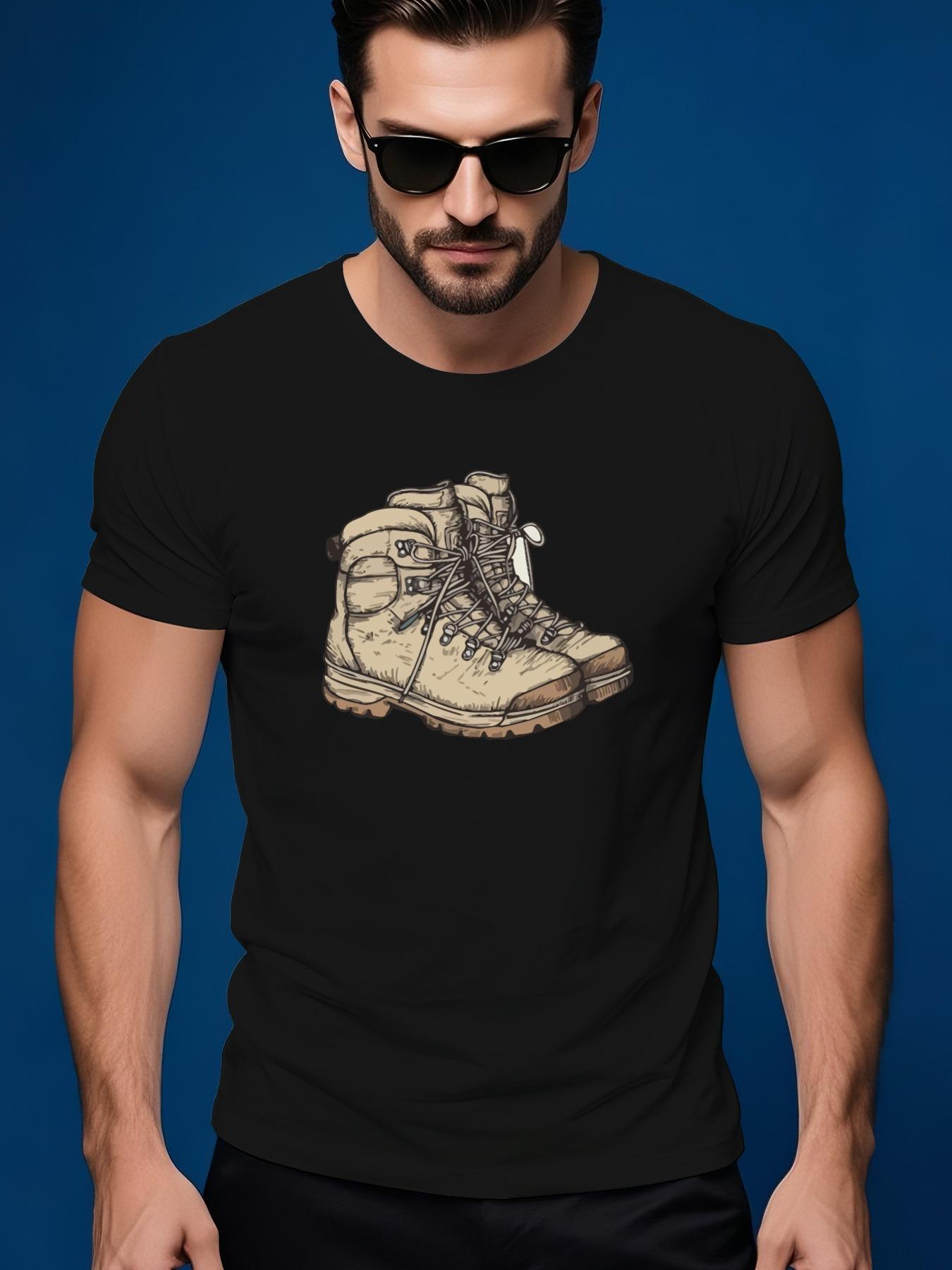 Yellow Graphic Tshirt - Casual Crew Neck S