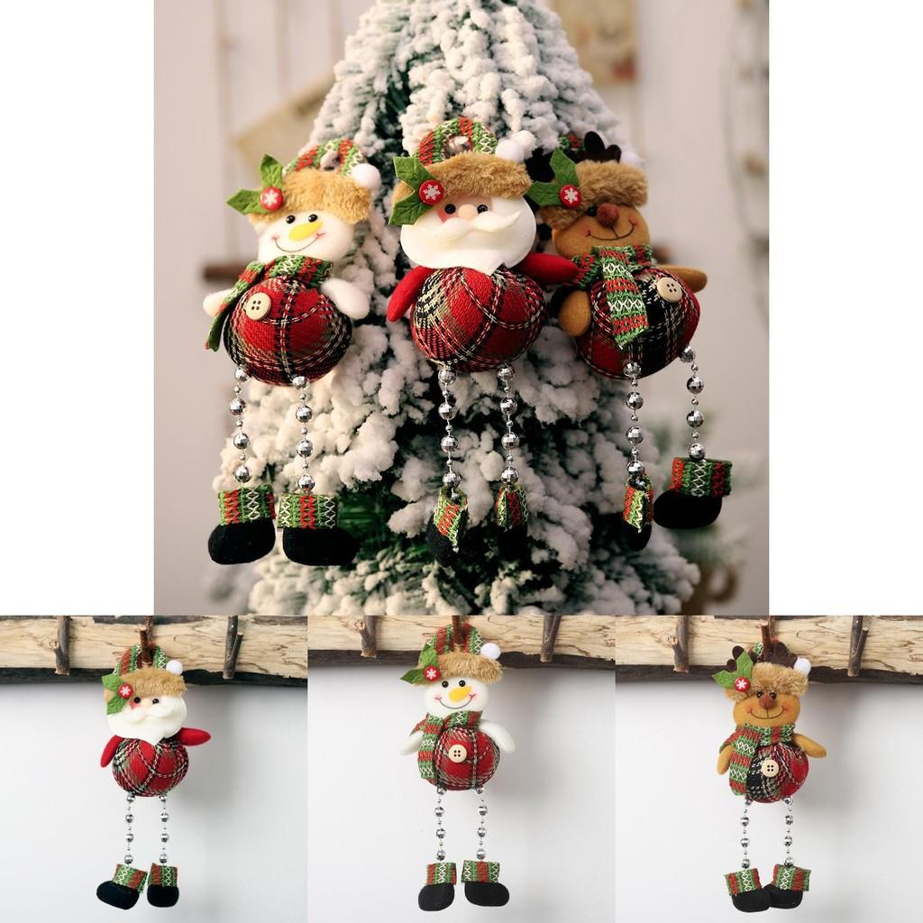 Fabric Lively Gridded Plush Holiday Decoration Ideal For Christmas Tree And Window Displays