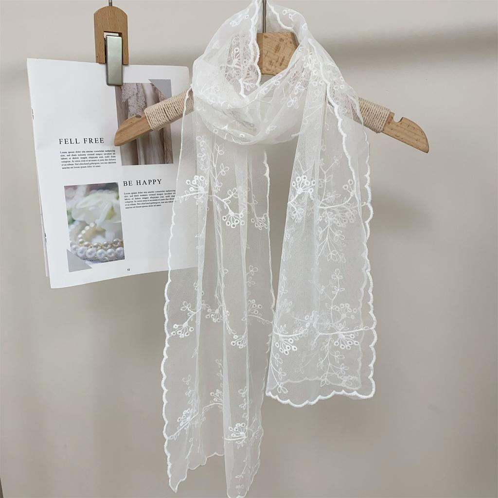 Women's Scarves Lace Scarves Korean Style Spring and Summer Scarves Soft Scarves