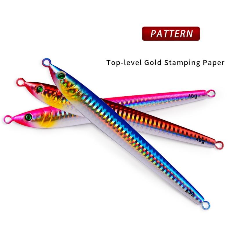 Sea Fishing Metal Lure, 5-color Hook, Iron Plate Fake Lure, Night Light Lure, Biomimetic Lure, Fishing Gear