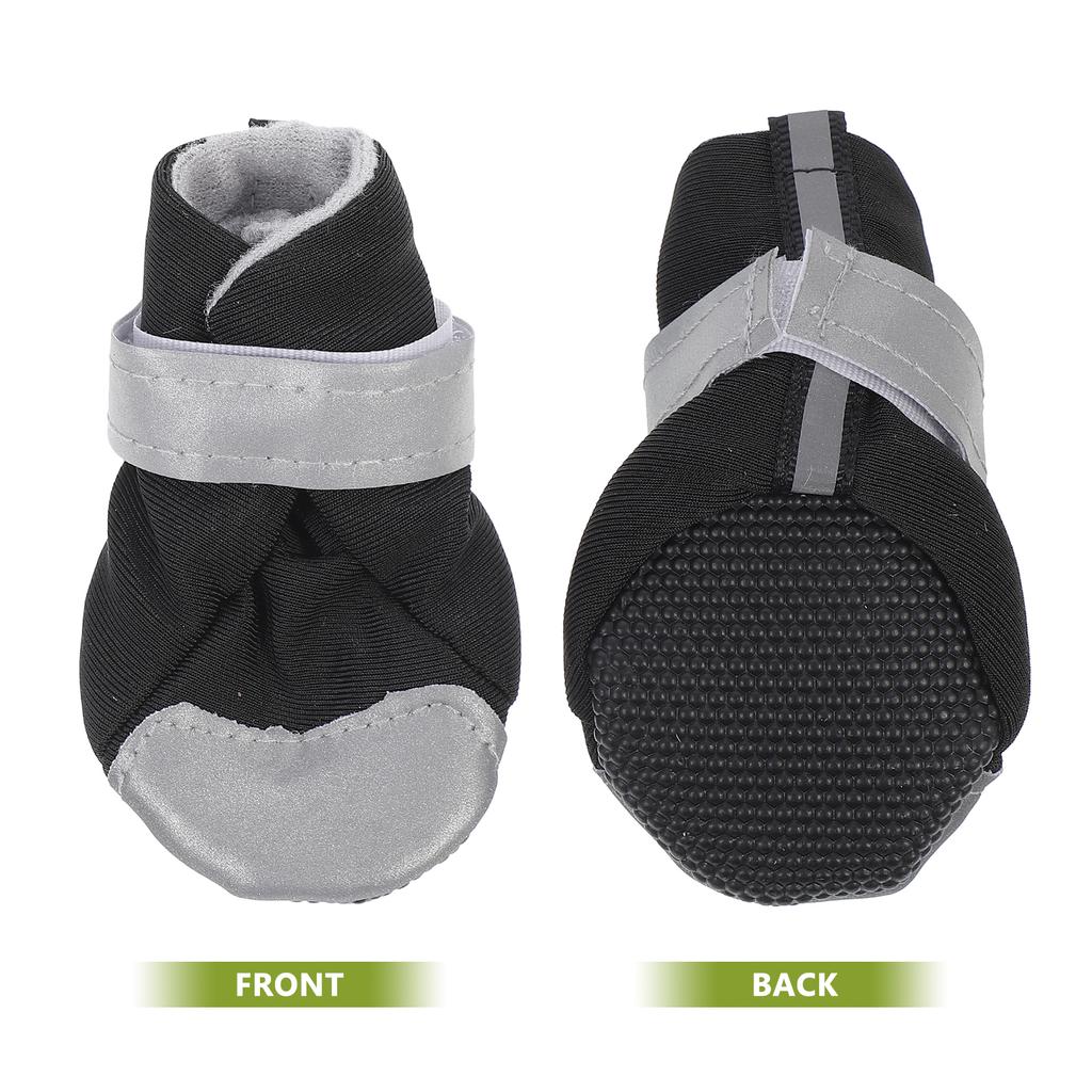 4pcs Dog Shoes Pet Breathable Anti-skid Outdoor Footwear Reflective Puppy Small Size Soft Bottom Lightweight Durable