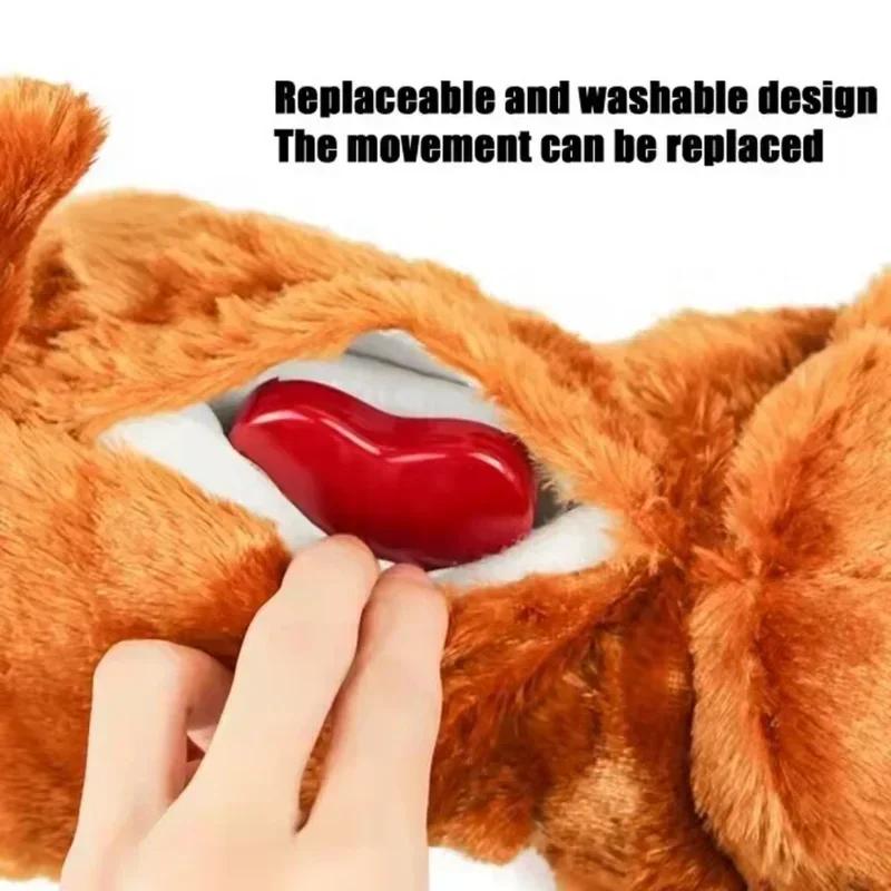 Smart  fleece Pet Love Snuggle Dog Heartbeat Stuffed Toy Comfortable Dogs Toy For Anxiety Relief Doggy Behavioral Training Aid