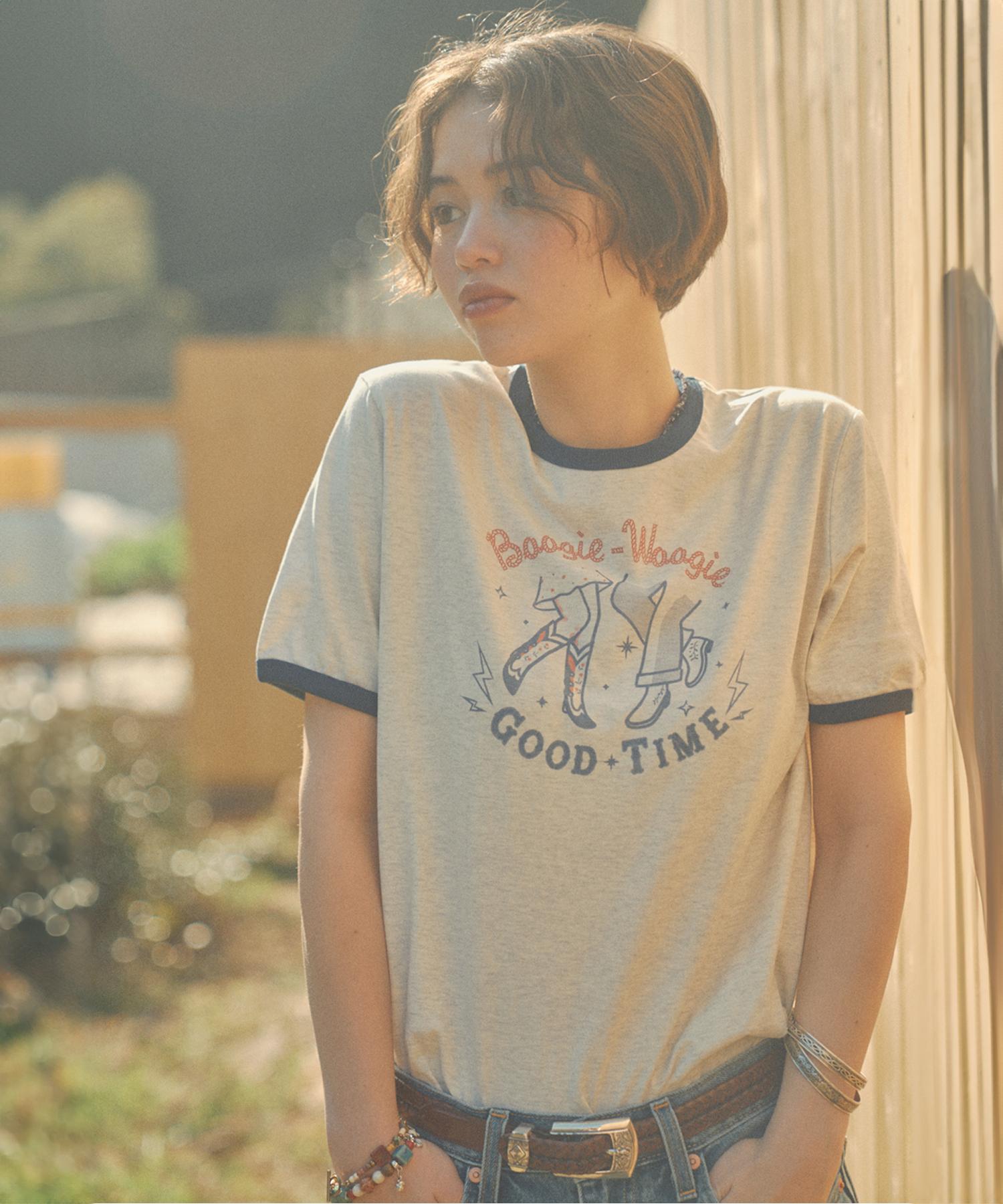 Majo Factory Boogie Woogie Ringer T-Shirt Free